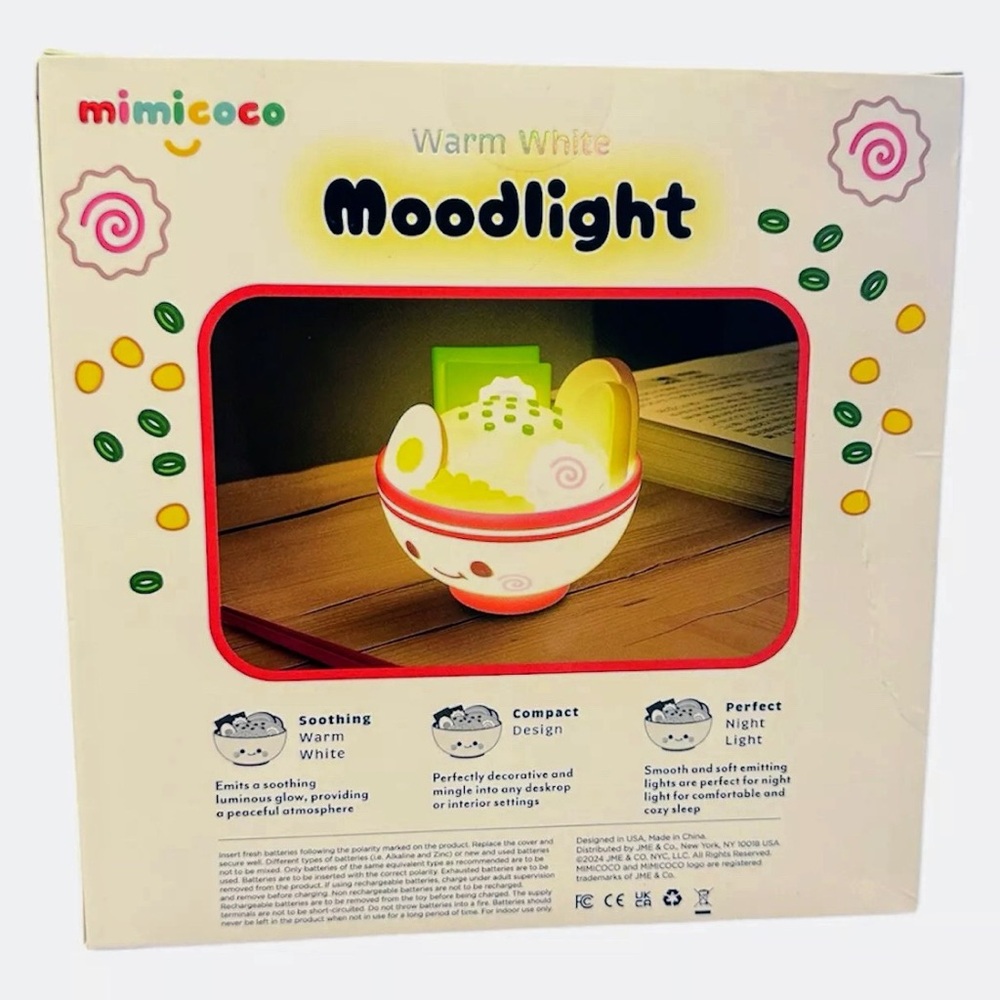 Mimicoco Mood light RAMEN Bowl - Wireless Warm White Nightlight - Picture 6 of 9